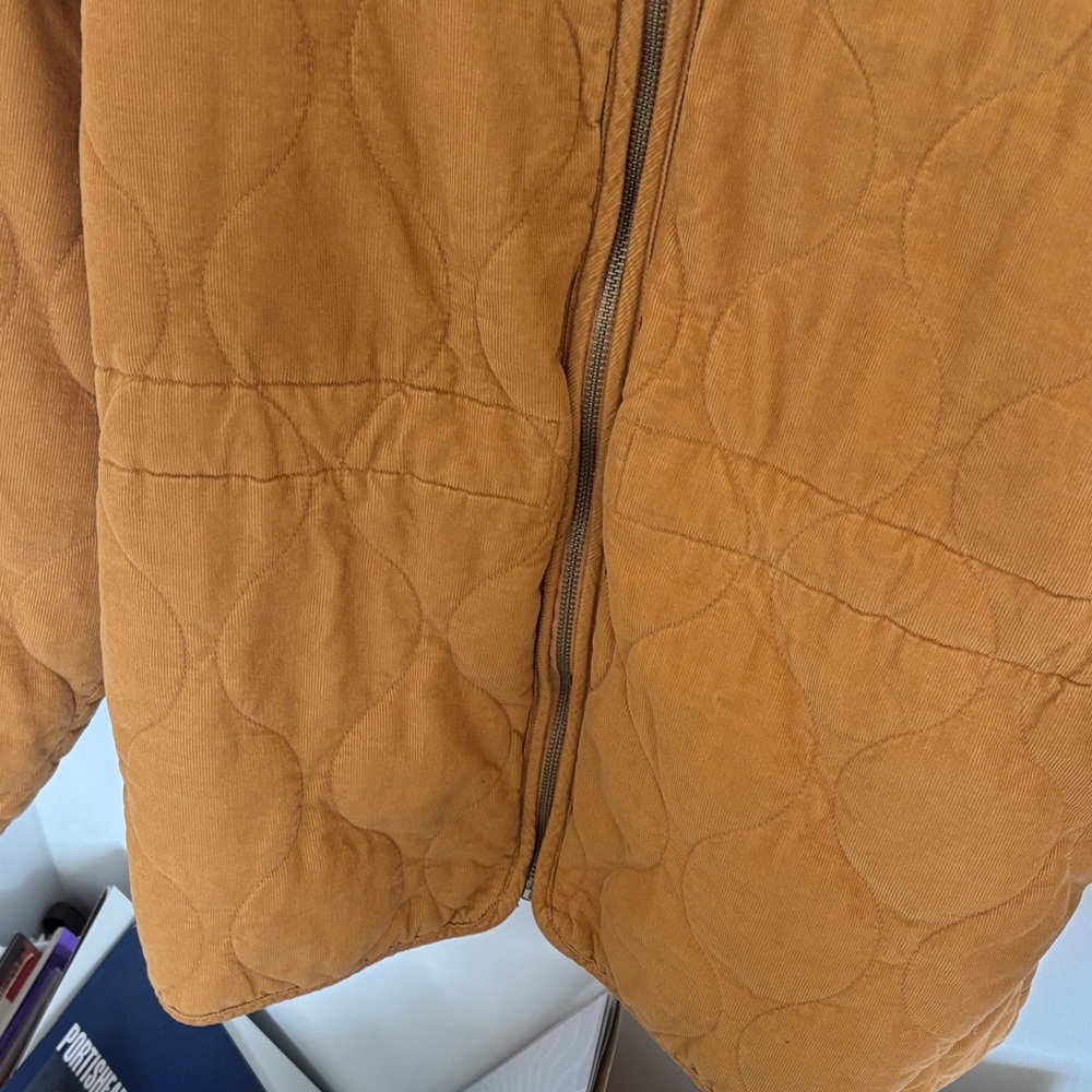 Universal Thread Quilted Jacket in Mustard - Picture 3 of 6
